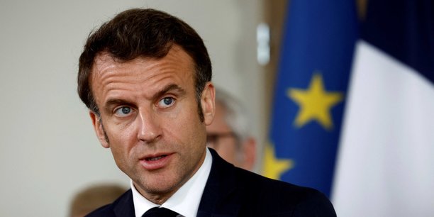 Emmanuel Macron mardi à Vendôme.