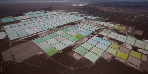 Exploitation de lithium au Chili.