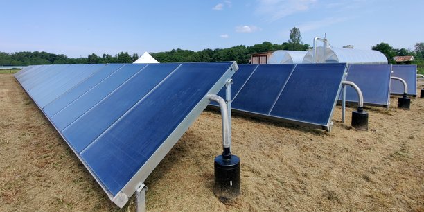 La centrale solaire sur stockage d'énergie souterrain développée par Absolar à Cadaujac (Gironde) fait office de démonstrateur grandeur nature avant d'appliquer ce processus de décarbonation à l'industrie lourde.