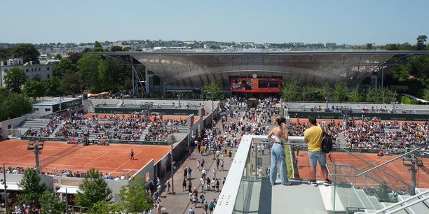 Le tournoi Roland Garros, dimanche lors de l'ouverture du tournoi.