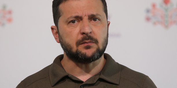 Volodimir zelensky lors d'une conference de presse a bulboaca, en moldavie[reuters.com]