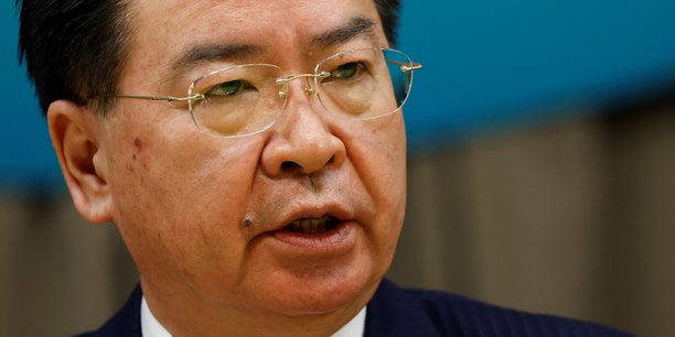 Le ministre taiwanais des affaires etrangeres, joseph wu, s'exprime lors d'une conference de presse a taipei[reuters.com]