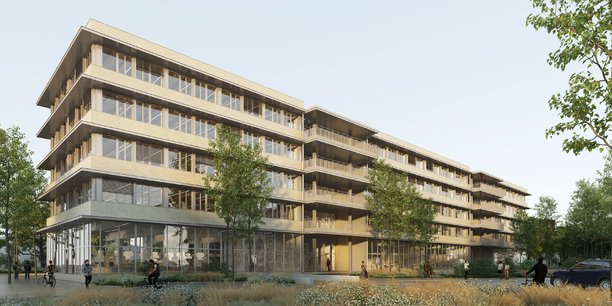 Le campus de 6.000 m2 de Ionis Group, cours du Médoc, à Bordeaux, est la plus grosse opération tertiaire du premier trimestre 2023 dans l'agglomération bordelaise.