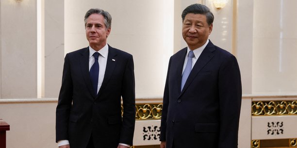 Le secrétaire d'État americain Antony Blinken et le président chinois Xi Jinping se sont rencontrés ce lundi 19 juin.