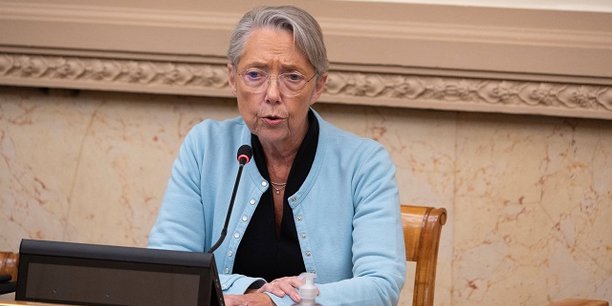 La Première ministre Elisabeth Borne lors d'une réunion à l'Assemblée le mardi 4 juillet.