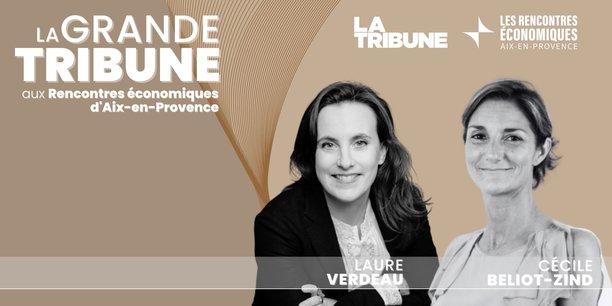 Laure Verdeau, directrice de l’Agence BIO et Cécile Beliot-Zind, directrice générale stratégie et croissance de Bel.