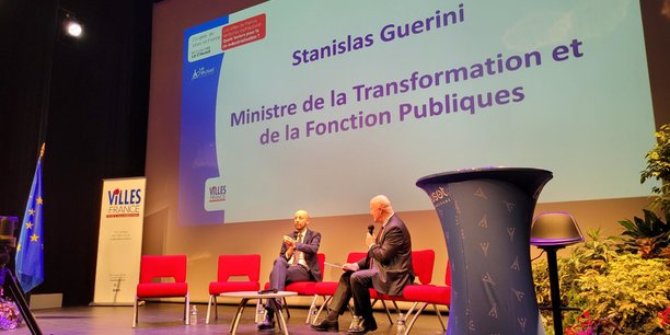 Stanislas Guerini au congrès des Villes de France au Creusot les 6 et 7 juillet.