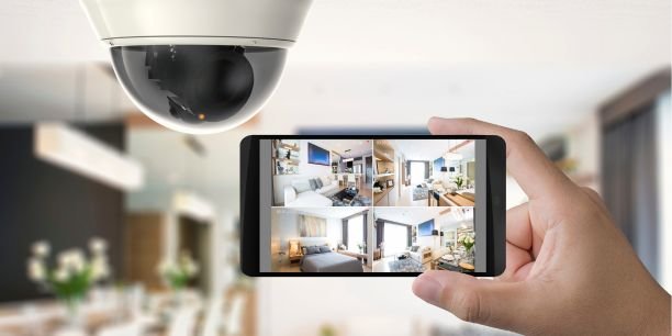 Nouvelle caméra Wi-Fi sans fil HD Caméra de surveillance intérieure à  domicile avec détecteur de mouvement de vision nocturne-Blanc