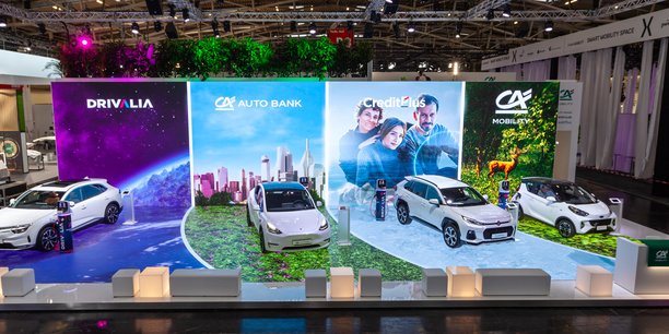 Le groupe Crédit Agricole a fait ses annonces sur les services de mobilité au salon de l'automobile à Munich ce mardi