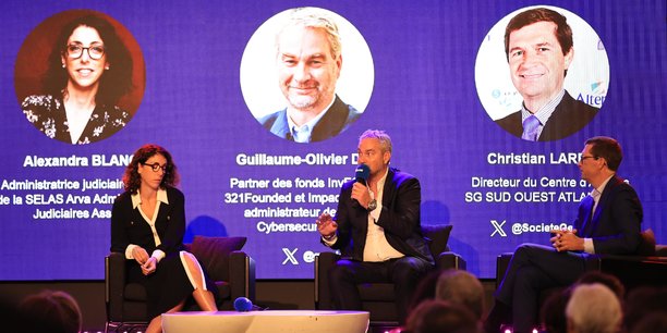 Alexandra Blanch, Guillaume-Olivier Doré et Christian Larribe étaient réunis pour une table-ronde à l'occasion de la Rentrée économique et politique de La Tribune ce 21 septembre à Bordeaux.