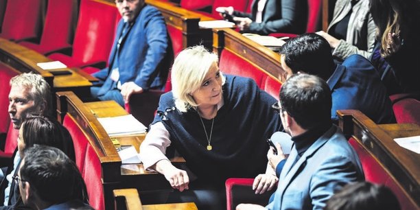 Marine Le Pen à l’Assemblée nationale, le 4 novembre 2022.