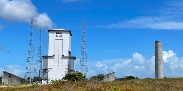 Le portique mobile d'Ariane 6, un ouvrage en structure métallique de plus de 8.000 tonnes et 89 m de haut (pas de tir ELA4)