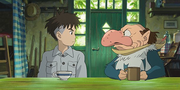 Le Garçon et le Héron, film d’animation japonais.