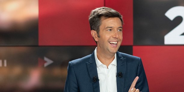 Maxime Switek, lors du lancement de 22H Max en 2020 sur BFM TV.