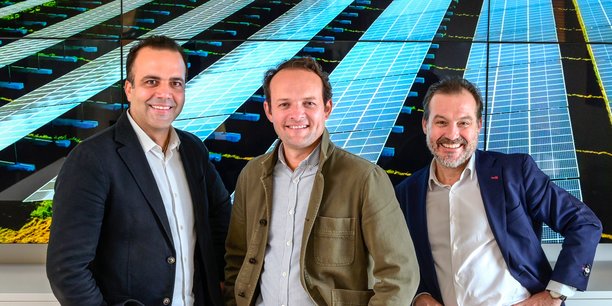 Lionel Themine, Thomas de Moussac et Julien Fleury ont fondé Technique Solaire en 2008. Ils viennent de lever 200 millions d'euros pour décupler leur puissance photovoltaïque d'ici 2030.