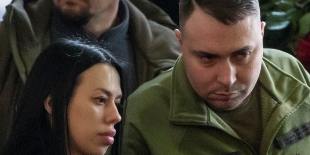 Photo de kirilo boudanov, chef des renseignements militaires ukrainiens, avec sa femme marianna boudanova[reuters.com]