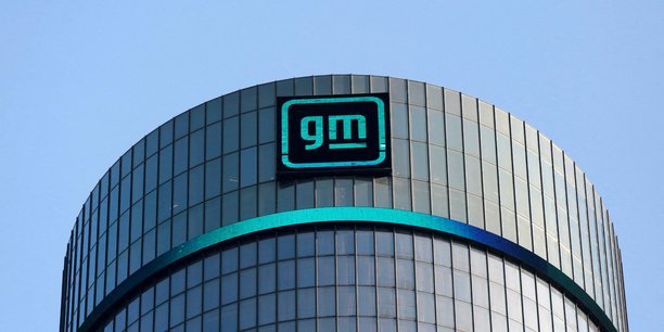 Le logo general motors au siege social de l'entreprise a detroit, michigan[reuters.com]