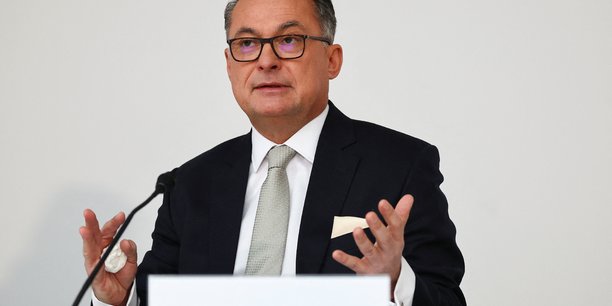 Joachim nagel, president de la bundesbank, lors d'une conference de presse a francfort[reuters.com]