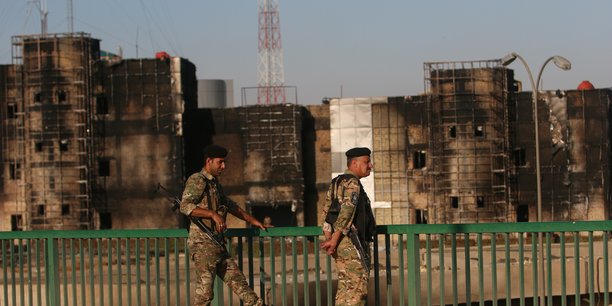 Des membres de la police irakienne dans la province de maysan, au sud de bagdad[reuters.com]