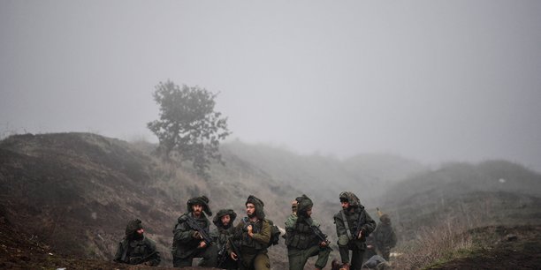 Des soldats israeliens dans les hauteurs du golan occupees par israel[reuters.com]