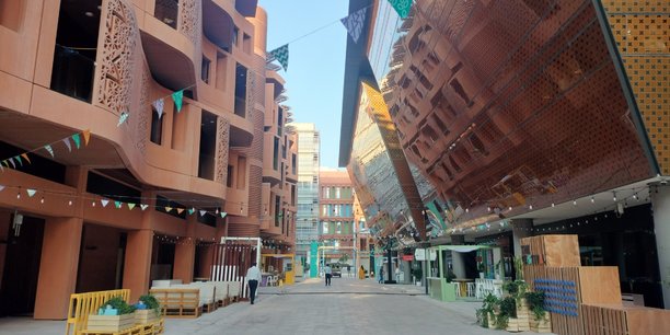 Le centre-ville de Masdar City