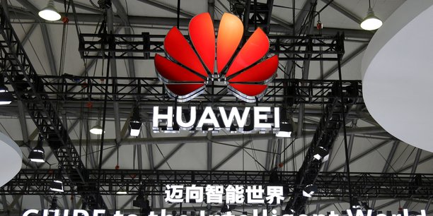 Le logo de huawei lors du mobile world congress a shanghai, en chine[reuters.com]
