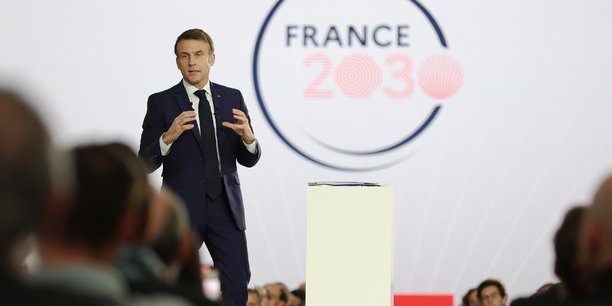 Emmanuel Macron était à Toulouse, lundi 11 décembre, pour évoquer des sujets d'avenir dont la question de l'intelligence artificielle.