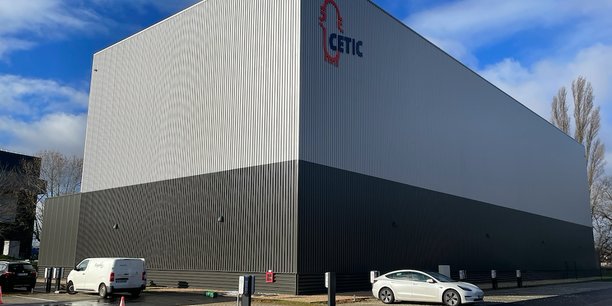 Le nouveau bâtiment du CETIC de 2000 m2 qui hébergera les maquettes EPR2 et SMR