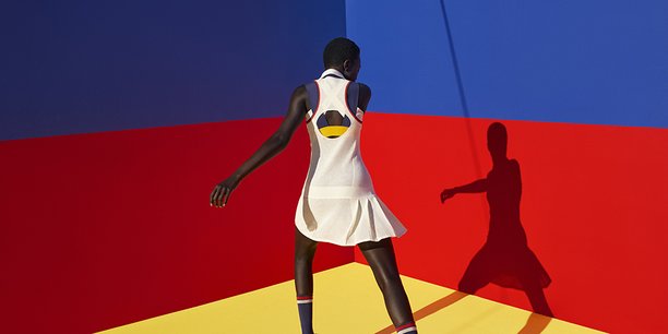 Photographie de Viviane Sassen pour la campagne de la collection Pharrell Williams-Adidas Originals, 2017.