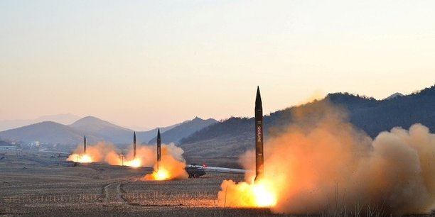 Kim Jong-un, le dirigeant nord-coréen a répété le mois dernier que Pyongyang n'hésiterait pas à « anéantir » la Corée du Sud en cas d'attaque (Photo d'illustration).
