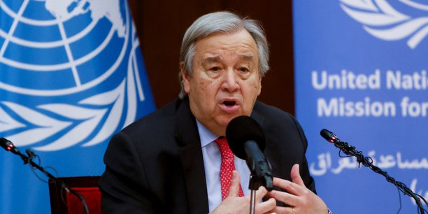 « Xi Jinping m'a dit lors de notre rencontre » que « l'ONU devait être au centre du processus », a confié Antonio Guterres.
