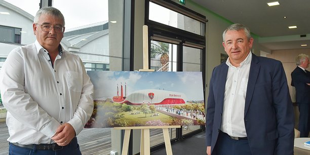 En mars 2022, Gérard et Denis Le Saint présentaient leur projet de nouveau stade.