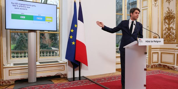 Le premier ministre francais gabriel attal[reuters.com]