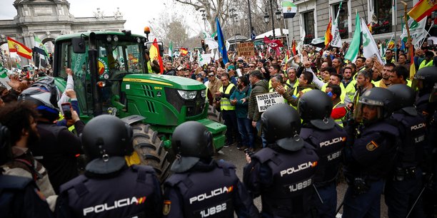 Les agriculteurs espagnols manifestent a madrid[reuters.com]