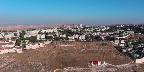 Vue aerienne de la colonie juive de maale adumim en cisjordanie[reuters.com]