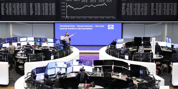 Photo d'archives du graphique dax de l'indice boursier allemand a la bourse de francfort[reuters.com]