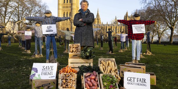 Guy Singh-Watson, fondateur de Riverford Organic, manifestait récemment pour défendre les intérêts des agriculteurs britanniques.