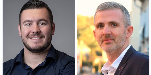 Paul Flatry et Virgile Arène, cofondateurs de la startup Load Stations à Nîmes.