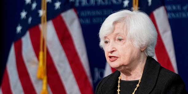 Janet Yellen, la ministre américaine de l'Économie et des Finances, s'affiche confiance sur une baisse de l'inflation.