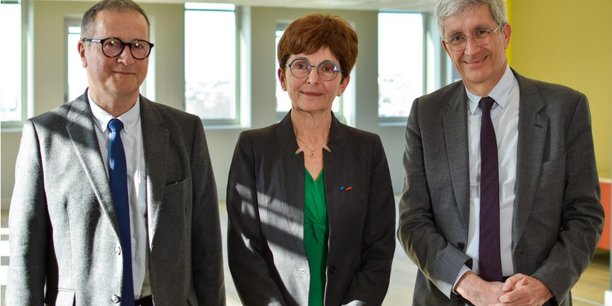 Joël Bertrand, Magali Vaissière et Christian Picollet.