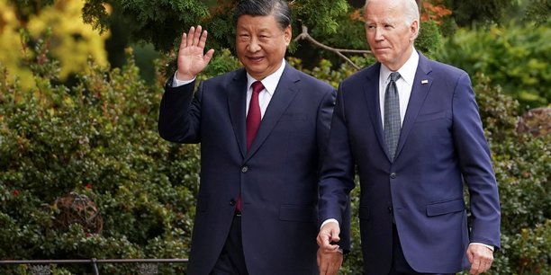 Le president americain joe biden rencontre le president chinois xi jinping en marge du sommet de l'apec, a woodside[reuters.com]