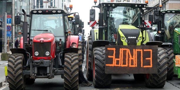 Des agriculteurs manifestant a bruxelles, en belgique[reuters.com]