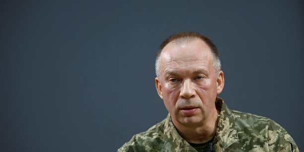 Oleksandr syrsky, commandant en chef des armees ukrainiennes, lors d'un entretien avec reuters[reuters.com]