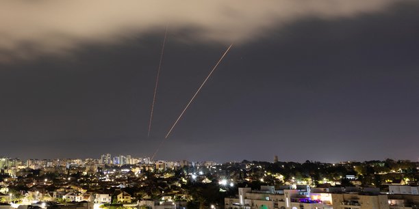 Le systeme anti-missile israelien operant apres l'attaque iranienne[reuters.com]