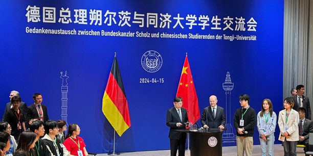 Le chancelier allemand olaf scholz en chine[reuters.com]