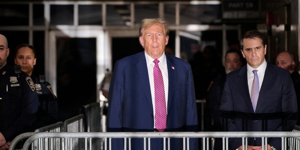 L'ancien president americain donald trump au palais de justice de new york[reuters.com]