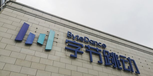 Une nouvelle enseigne bytedance est visible sur la facade de son siege a pekin[reuters.com]