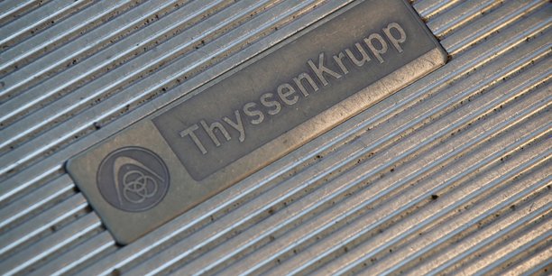 Le logo de thyssenkrupp a essen[reuters.com]