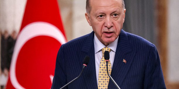 Le president turc recep tayyip erdogan s'exprime lors d'une declaration conjointe aux medias a bagdad[reuters.com]