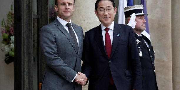 Le president francais macron rencontre le premier ministre japonais fumio kishida[reuters.com]